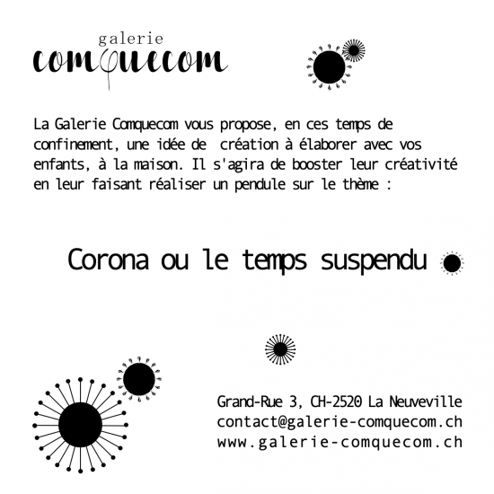 Image Corona ou le temps suspendu